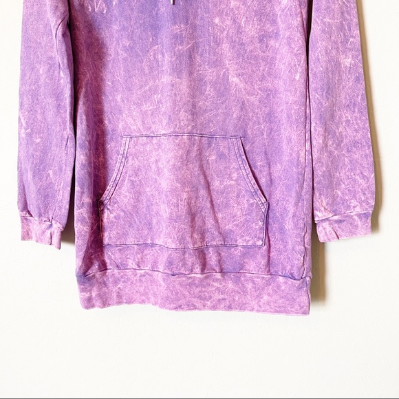 American Apparel Tie-Dye Acid Wash Hoodie Sweatshirt - Picture 4 of 8